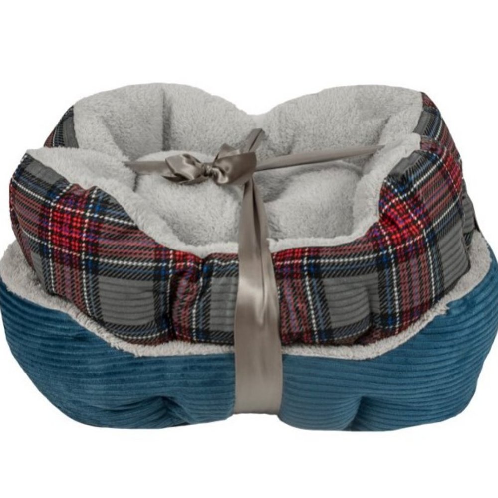 Vibrant Life Cuddler Bundle Plaid & Blue